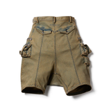 Denim Cargo Shorts
