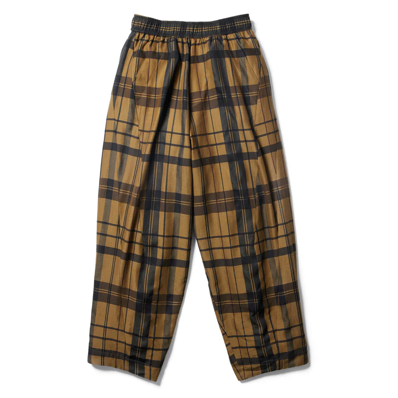 Jacquard Check Wide Pants