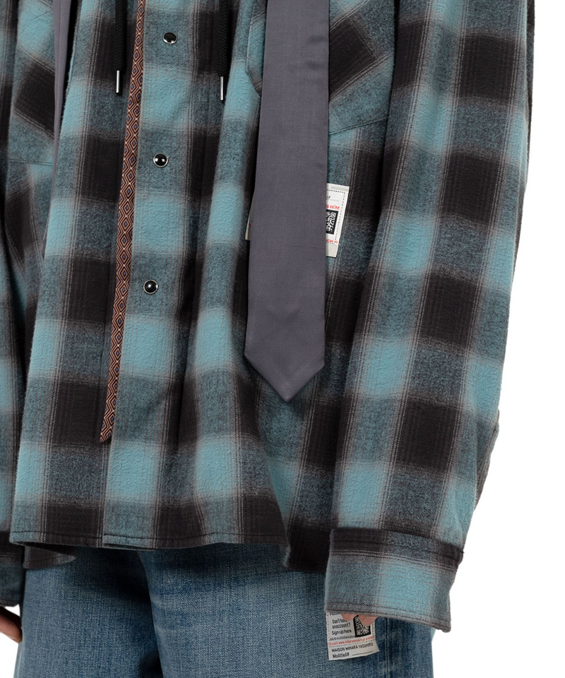 Double Layered Check Shirt