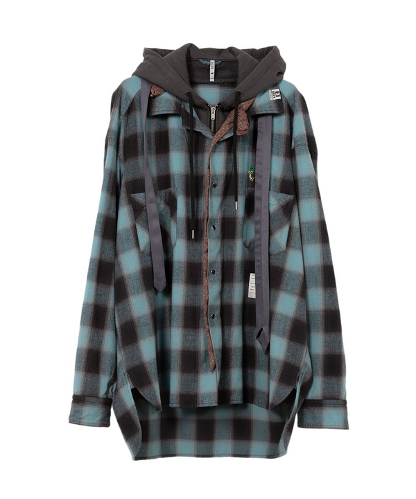 Double Layered Check Shirt