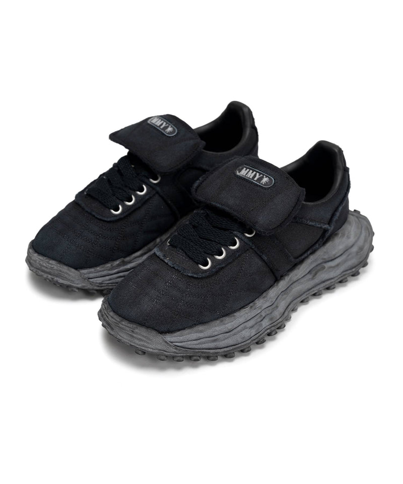"SCOTT" OG Sole Vintage Effect Embroidered Canvas Low-top Sneakers
