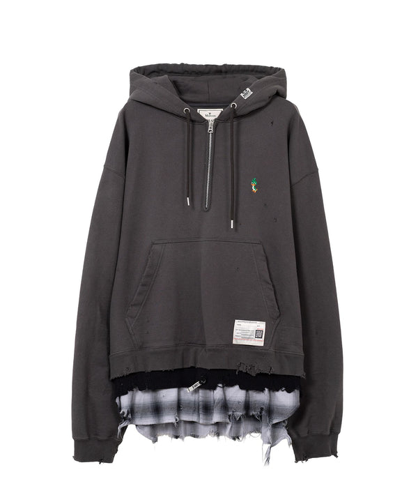 Triple Layered Half-zip Hoodie