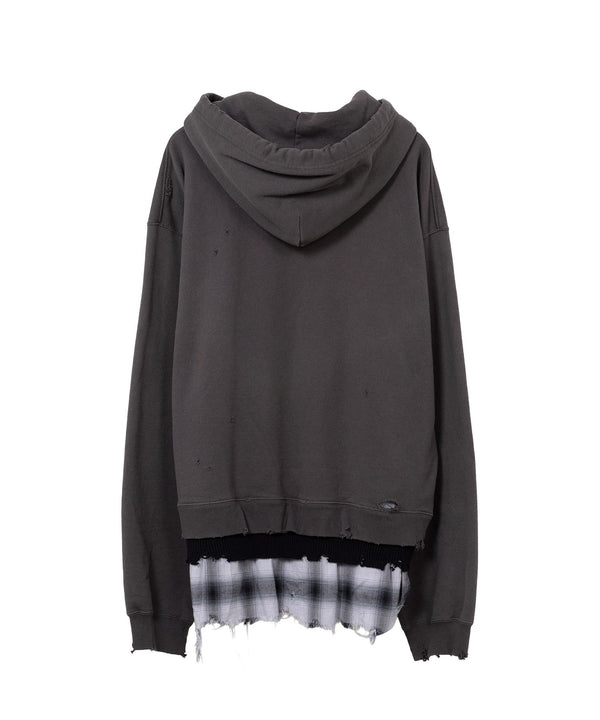Triple Layered Half-zip Hoodie
