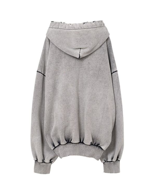 Amateur Sewn Like Zip-up Hoodie