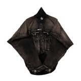Oversized Geometric Cut Jacket