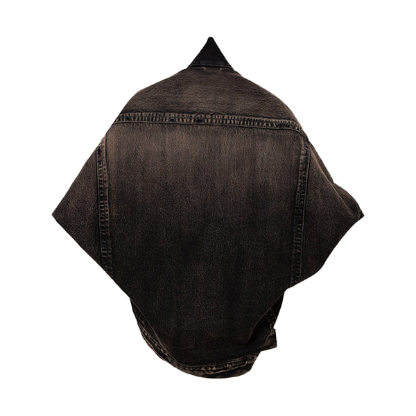 Oversized Geometric Cut Jacket