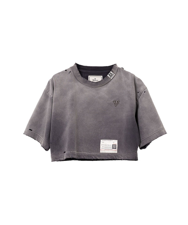Distressed Crop-Top