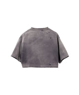 Distressed Crop-Top
