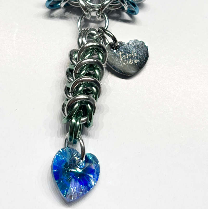 PHEONIX SWORD EARRING IN BLUE