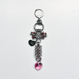 PHEONIX SWORD EARRING IN PINK