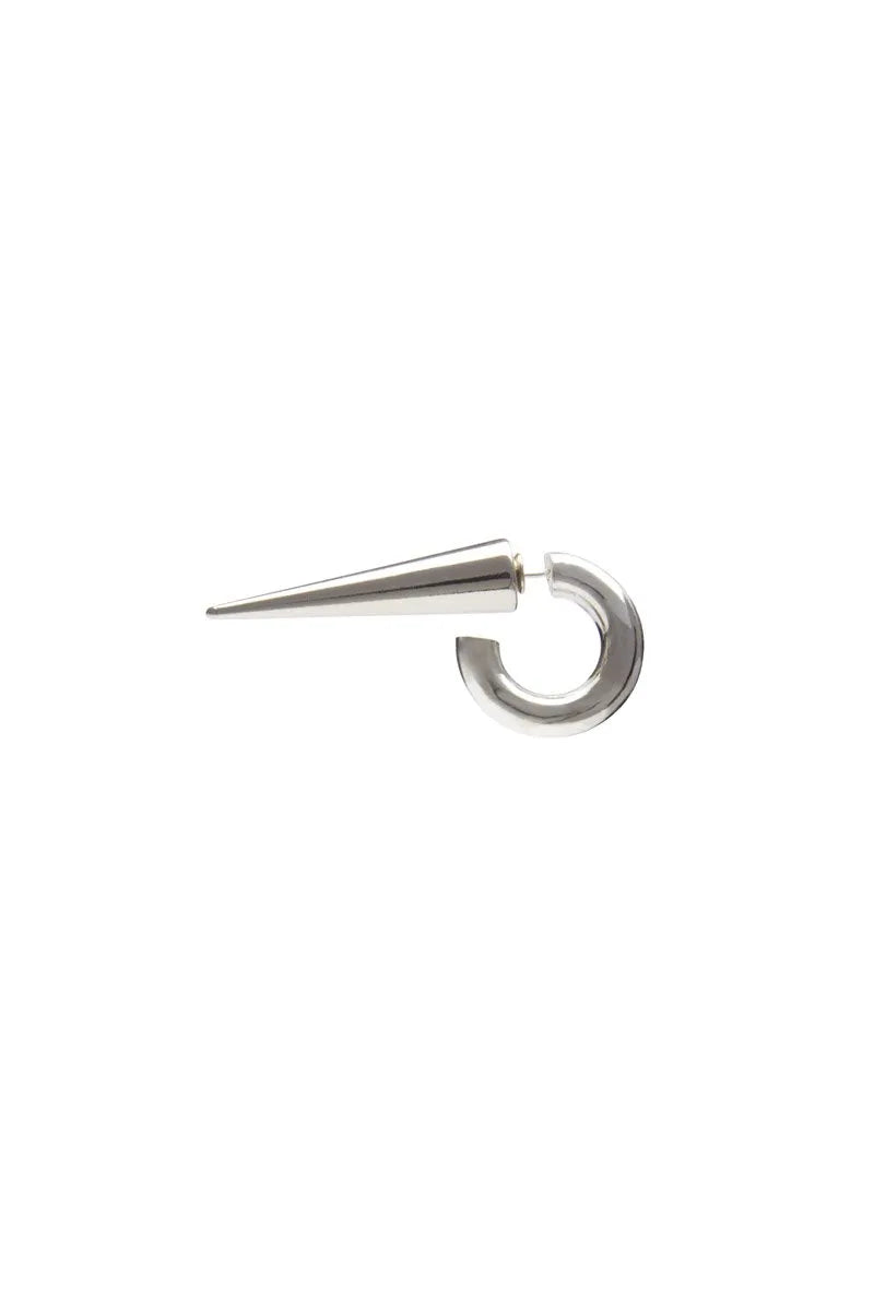 SILVER OBJECT EA0 MONO SPIKE EARRING