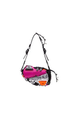 I02 PINK PATCHWORK CLUTCH