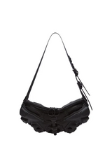 I82 MATT BLACK CROSSBODY BAG