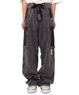 Cotton Satin Cargo Pants