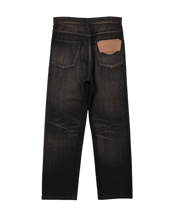 Coated Two-Tone Jeans
