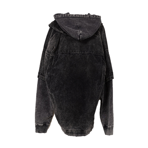 Washed Hooded Jacket