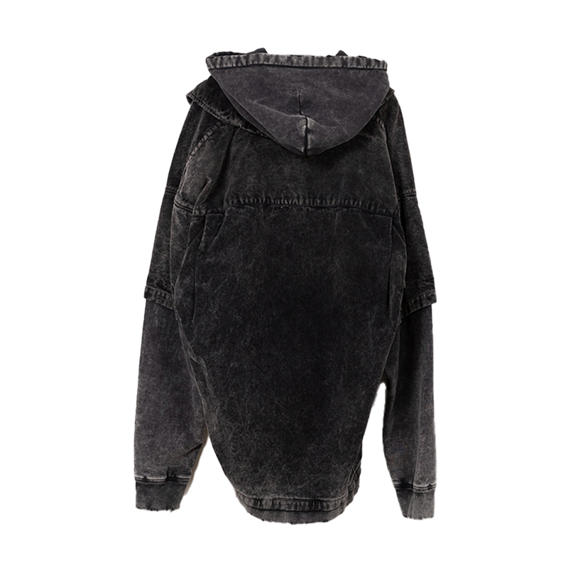 Washed Hooded Jacket