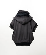 Triple Layered Zip-up Sweat Vest