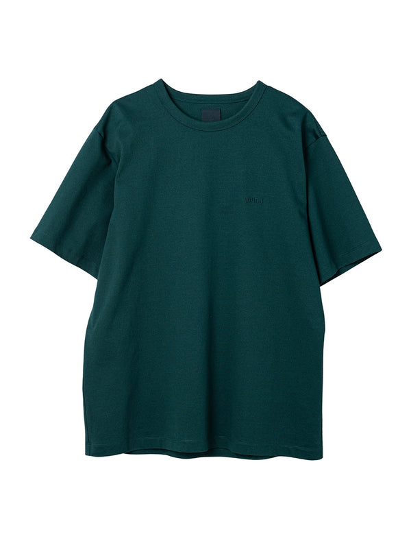 Green "Complique" Embroidered Cotton T-Shirt