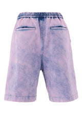 Bleached Denim Shorts