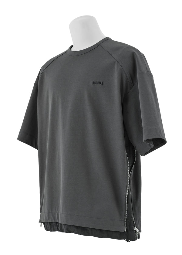 Expandable  Zip-Up Tee