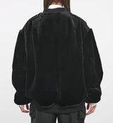 VELVET BOMBER JACKET