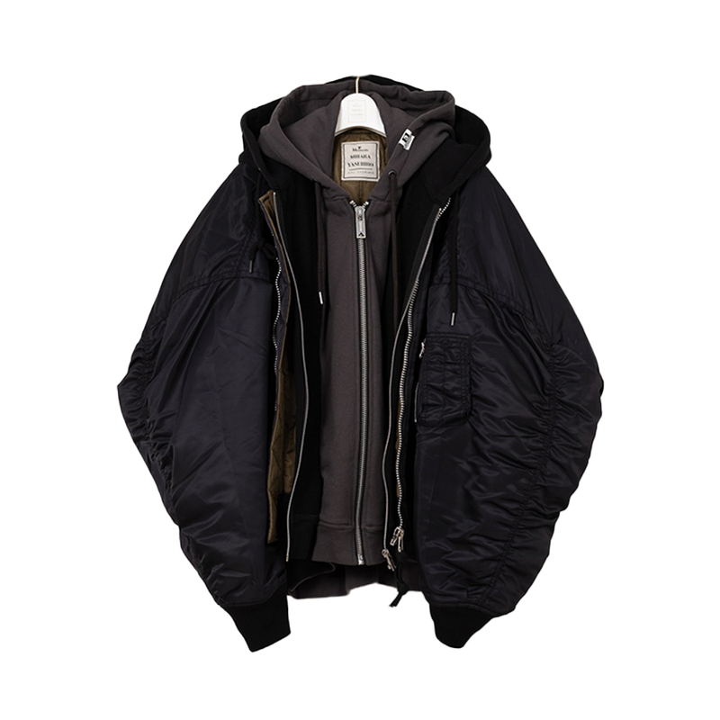 Layered Bomber Jacket
