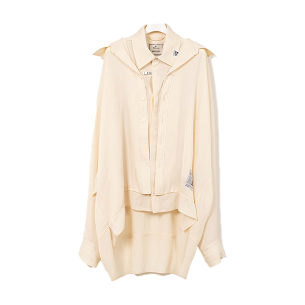 Cream Layered Shirt
