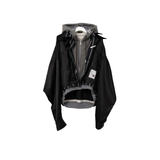 Layered Satin Jacket