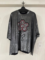Flower Velour Tee
