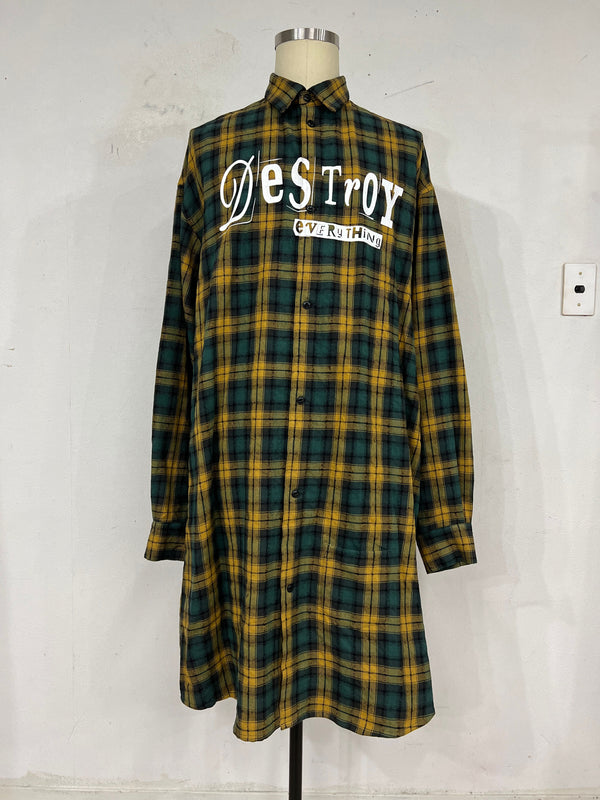 DESTROY CHECK SHIRT