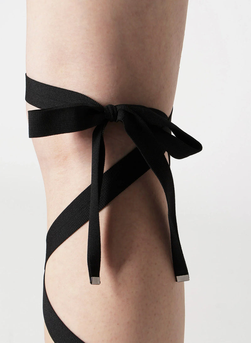 Flat Logo Lace-Up Socks