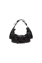 M02 SMALL HALF MOON BAG MATT BLACK