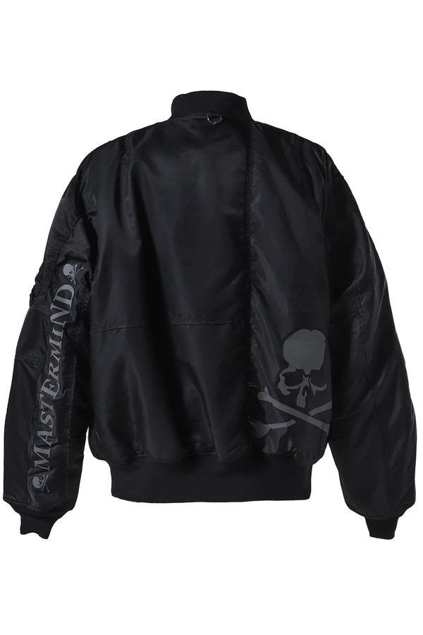 X ALPHA INDUSTRIES BLACK BOMBER JACKET