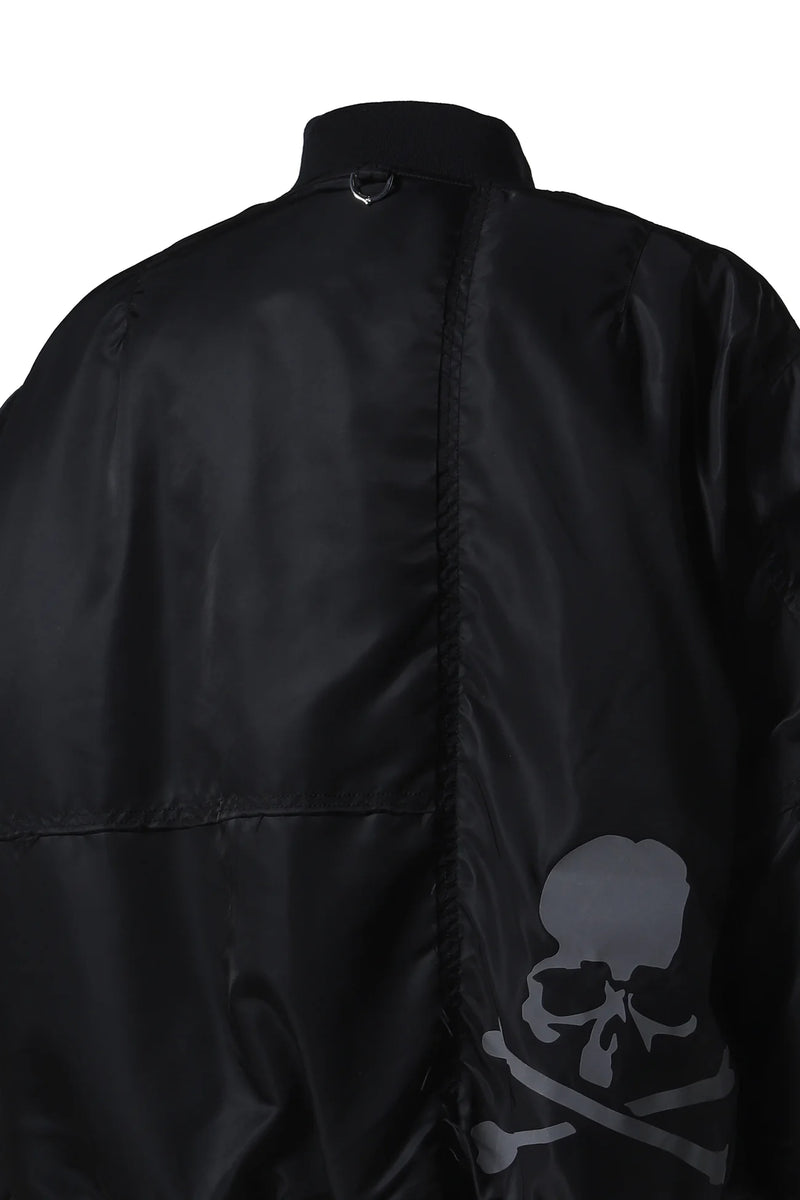 X ALPHA INDUSTRIES BLACK BOMBER JACKET