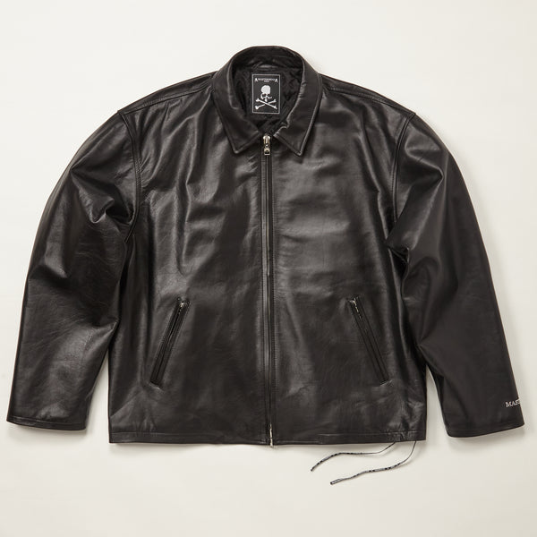 LEATHER BIKER JACKET