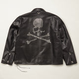 LEATHER BIKER JACKET