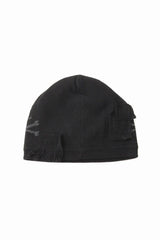 BLACK PATCHWORK BEANIE