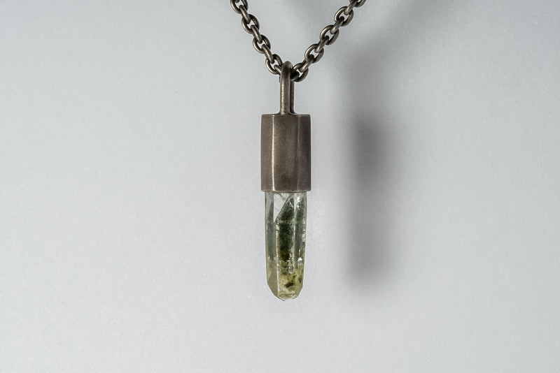 Chlorite Included Quartz Talisman Necklace
