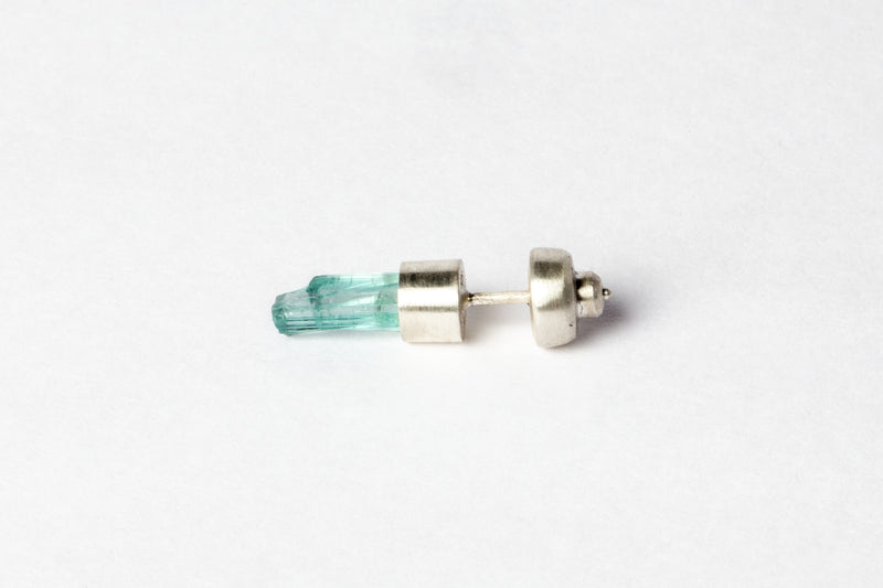 Pederneira Mine Tourmaline Tiny Stud Earring