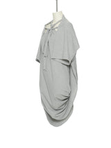 GREY EXTENDED HEM DRESS