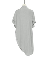 GREY EXTENDED HEM DRESS