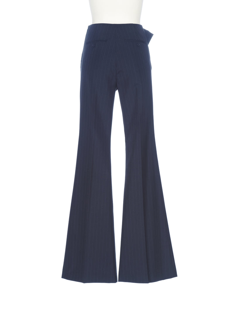 NAVY WAIST FLIPPED PANTS