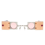 SILVER, POWDER PINK Q50 SUNGLASSES