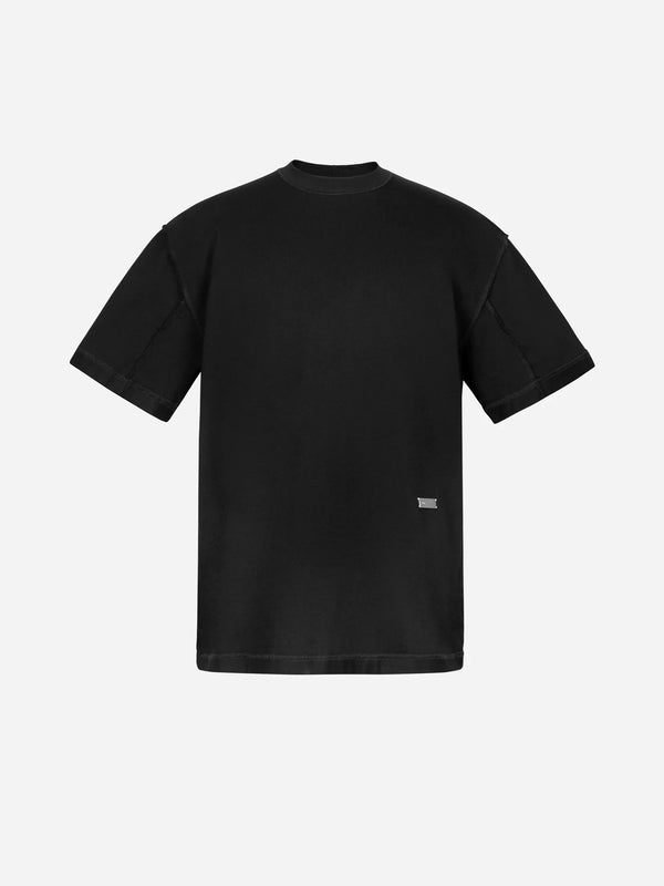 INSIDE-OUT RAW EDGE T-SHIRT