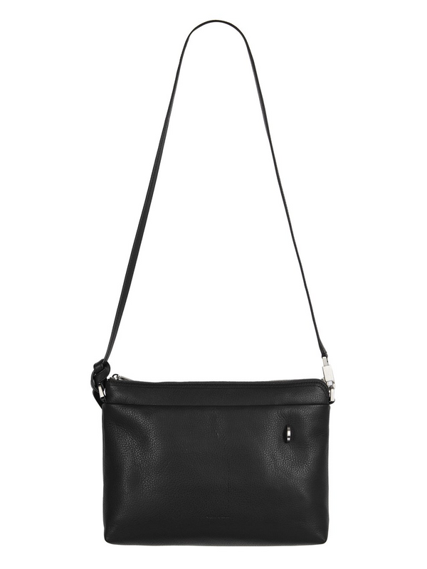 BLACK SOFT GRAIN ADRI BAG