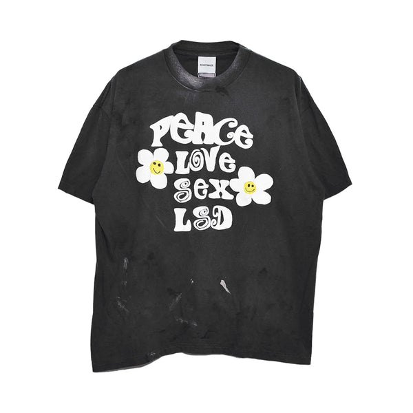 BLACK PEACE T-SHIRT