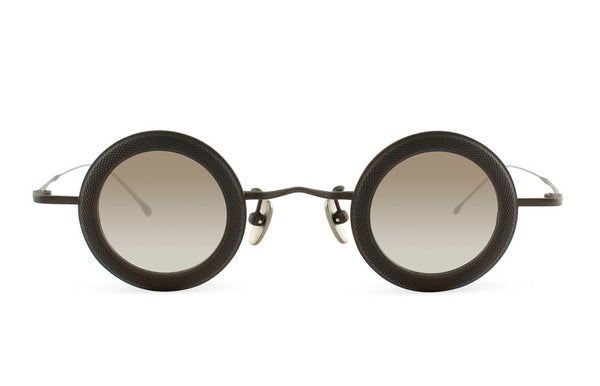 Round Aged Bronze Sunglasses