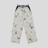 STICKERS GRAFFITI PRINT PANTS