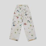 STICKERS GRAFFITI PRINT PANTS